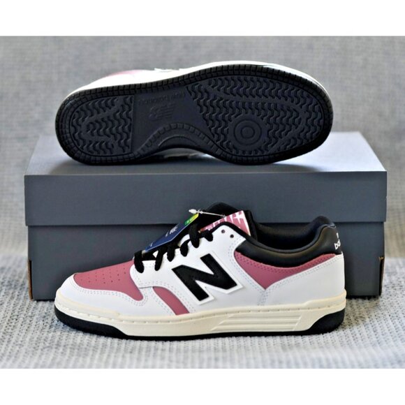 New! Size: 6 Women/4.5 Men  | New Balance 480 V1 | Color: White/Rosewood/Black - Picture 7 of 15